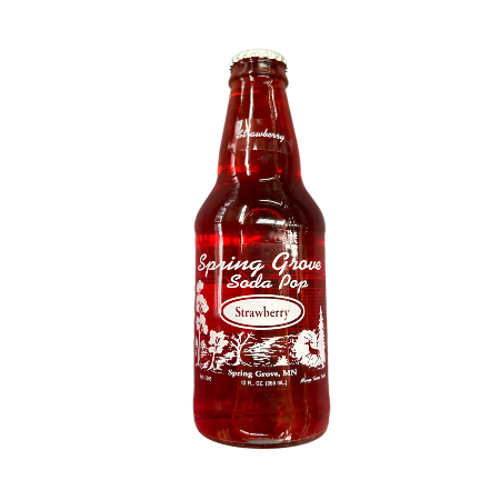 Spring Grove Strawberry Soda Pop