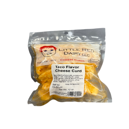 Little Red Dairy Taco Flavored Cheese Curds