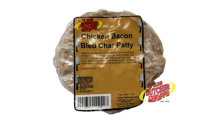 Chicken Bacon Bleu Char Patty