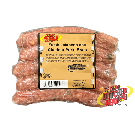 Jalapeno Cheddar Brats 5ct