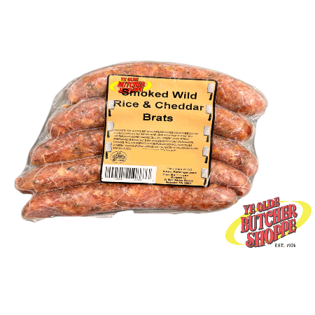 Smoked Wild Rice & Cheddar Brats 5ct