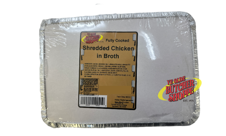 Shredded Chicken in Broth