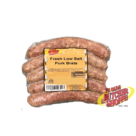 Low Salt Pork Brats 5ct