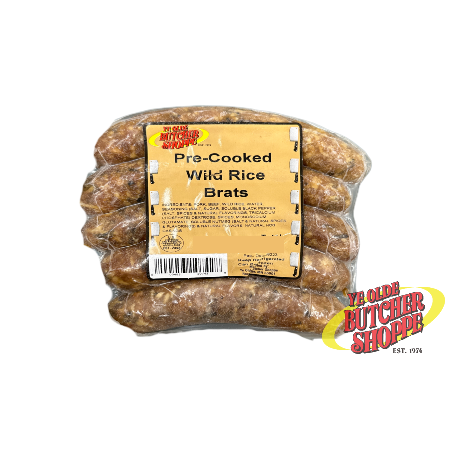 Fully Cooked Wild Rice Brats 5ct