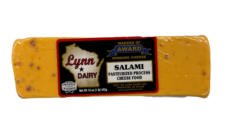 Lynn Dairy Salami Cheddar Cheese Block