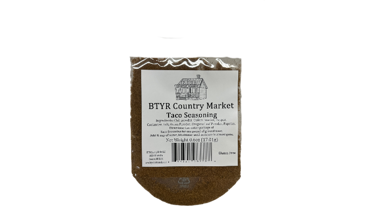 BTYR Country Market Taco Seasoning Gluten Free