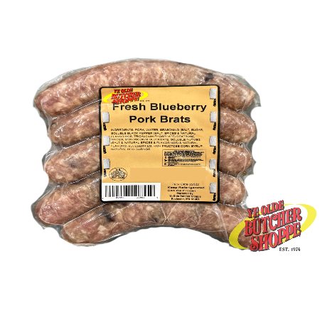 Blueberry Pork Brats 5ct