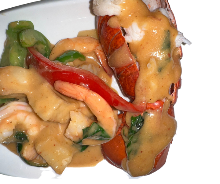 Basil Curry Shrimp & Lob