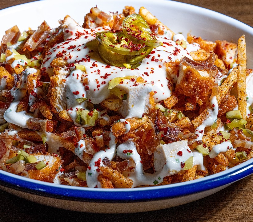 Loaded Hot Chicken Fries