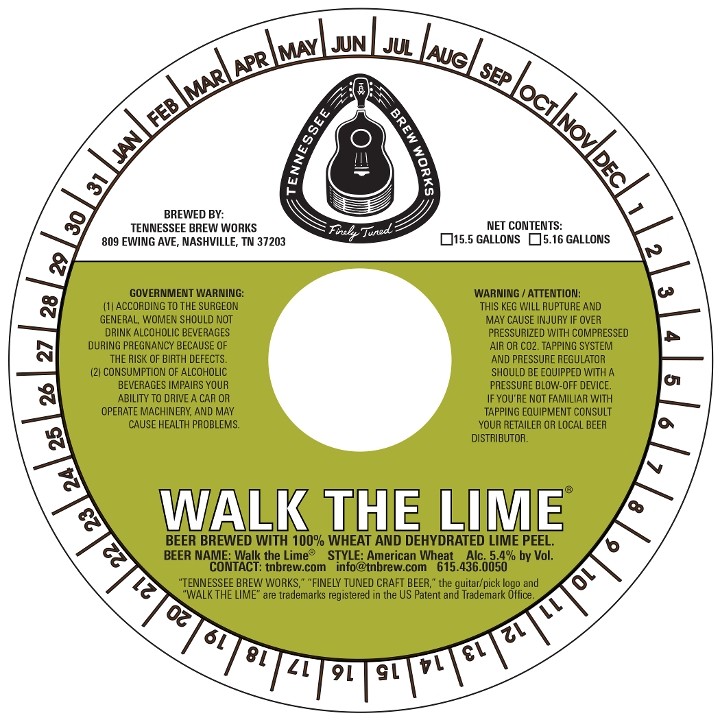 Walk the Lime® 32oz Crowler