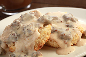 Two Biscuits & Gravy