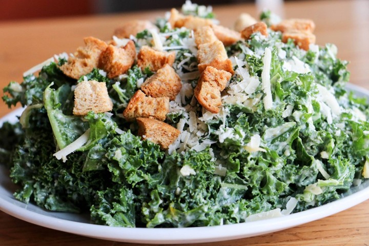 Full Kale Caesar Salad