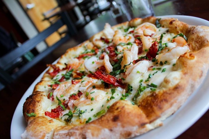 Shrimp Scampi Pizza