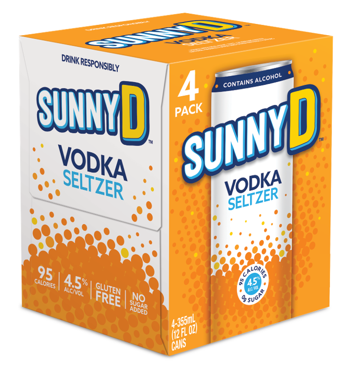 Sunny D Seltzers (4 Pack)