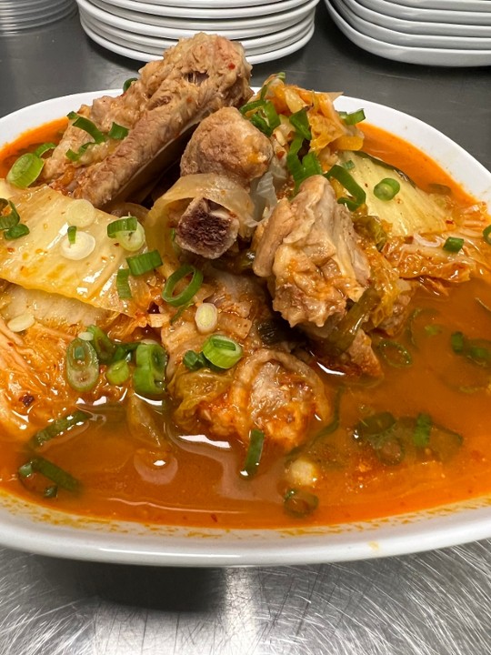 Kimchi Pork Ribs Soup