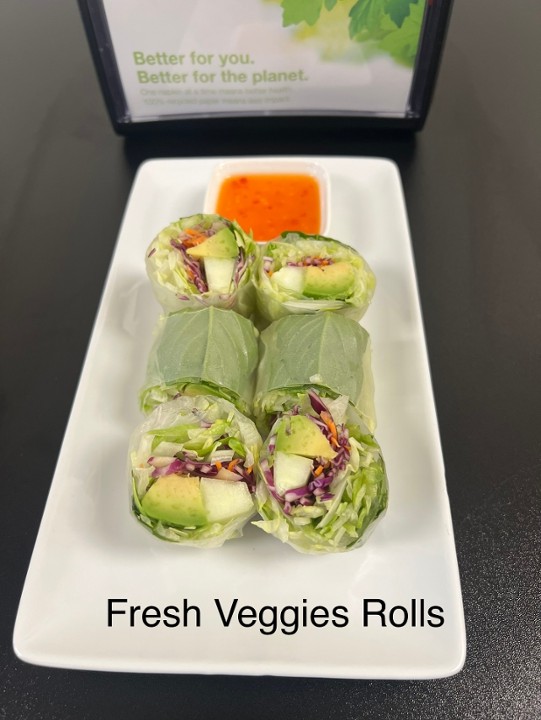 Fresh veggies rolls