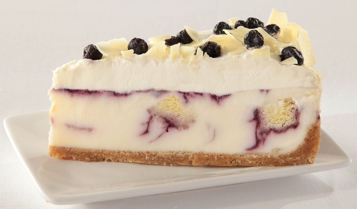 White Chocolate Blueberry Cheesecake