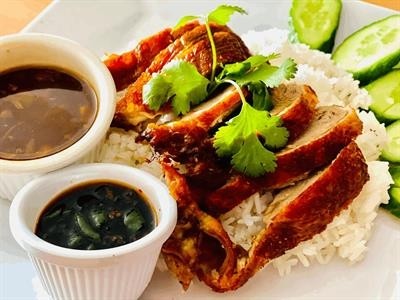 Roasted Duck With Rice