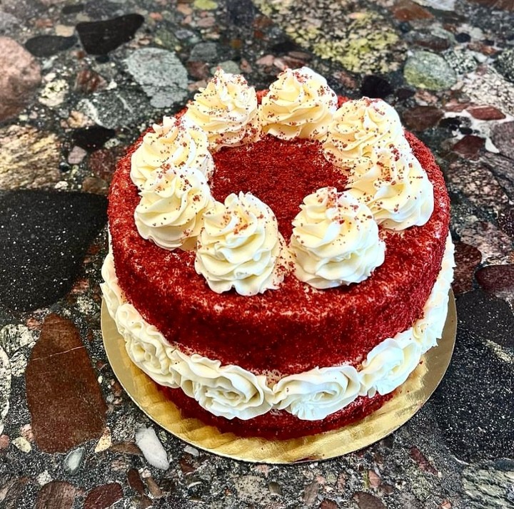 8 INCH WHOLE RED VELVET CAKE