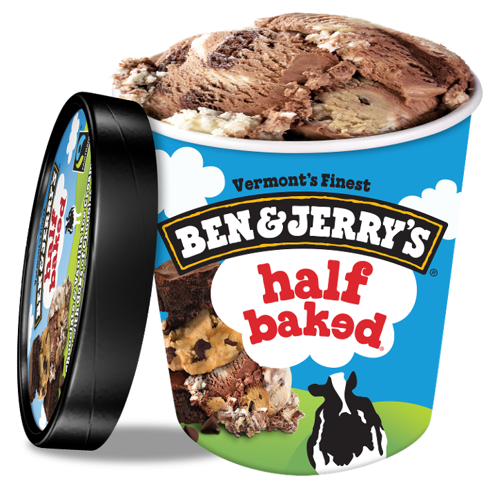 Ben and Jerry's Half Baked Pint