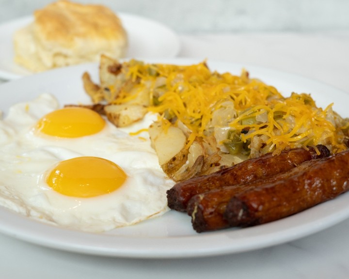 Links & Eggs Platter