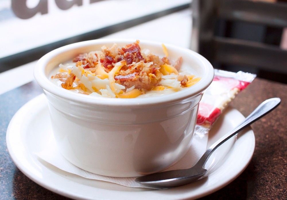 Potato Bacon Soup - Bowl
