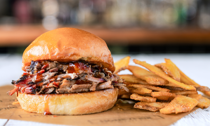 CHOPPED BRISKET SANDWICH