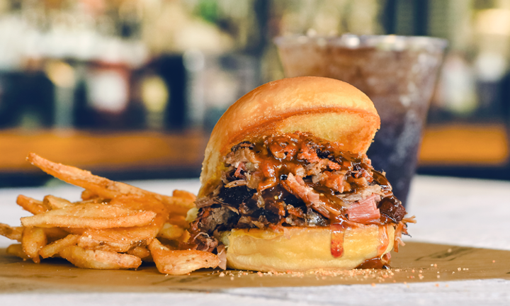 MINI CHOPPED BRISKET SANDWICH