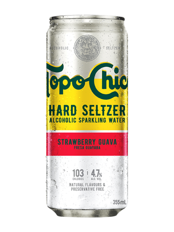Topo Chico Hard Seltzer Strawberry-Guava 12oz Can*
