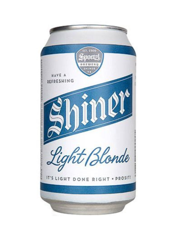 Shiner Light Blonde 12oz Can*