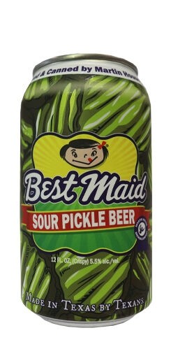 Martin House Best Maid Sour Pickle Beer 12oz Can*