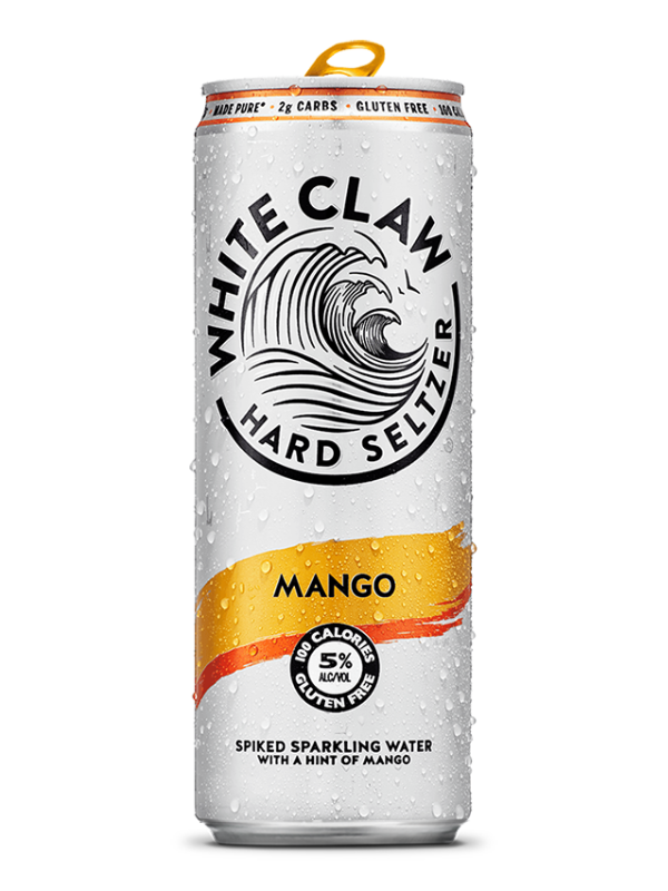 White Claw Hard Seltzer Mango 12oz Can*