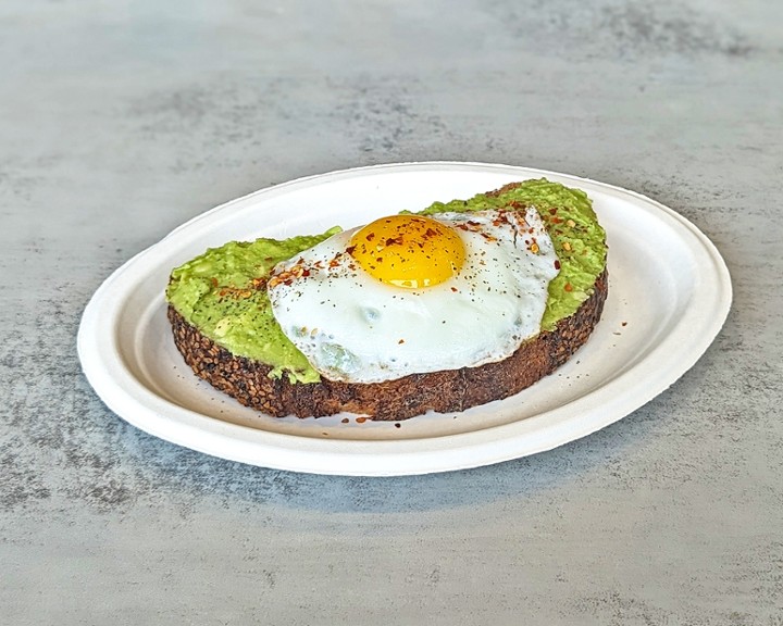 Avocado sunny side up