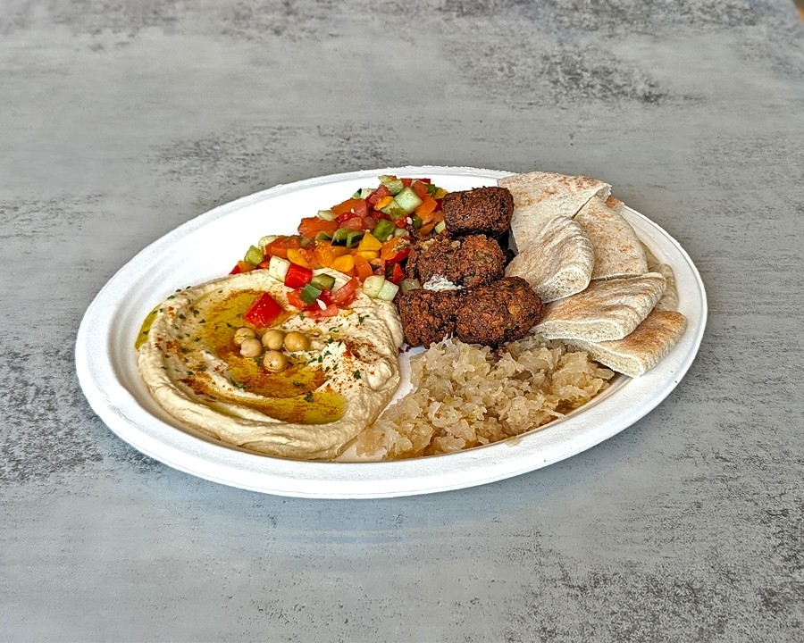 Falafel Hummus Plate