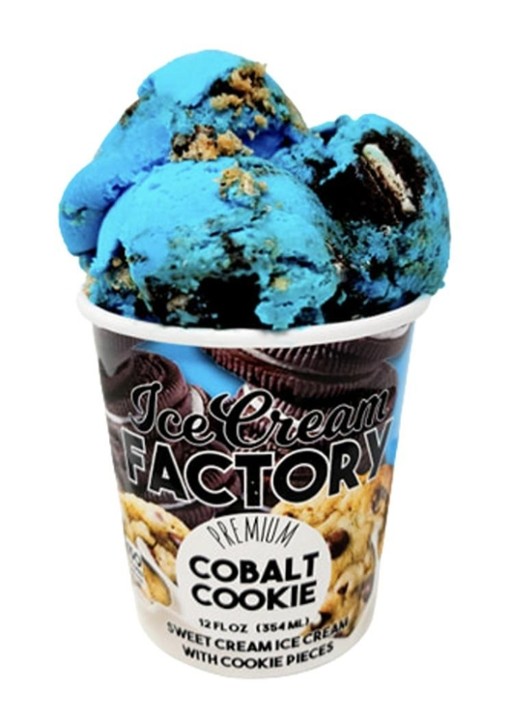 Cobalt Cookie Ice Cream