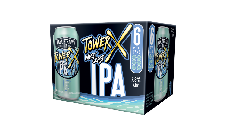 Tower X West Coast IPA | 6 pack 16oz Cans