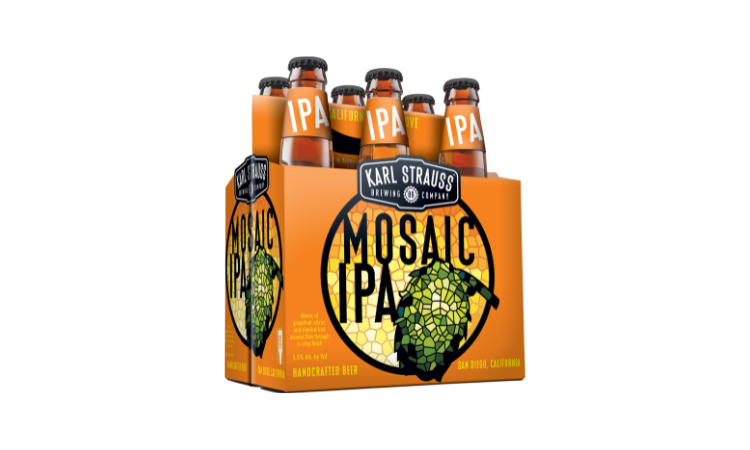 Mosaic IPA | 6 pack 12oz Bottles