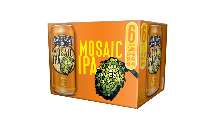 Mosaic IPA | 6 pack 16oz Cans