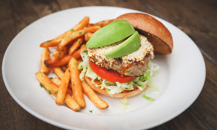 Cotija Avocado Turkey Burger