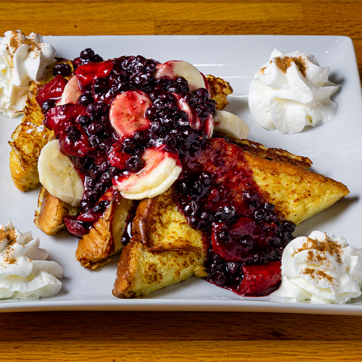 Fruit Topped French Toast