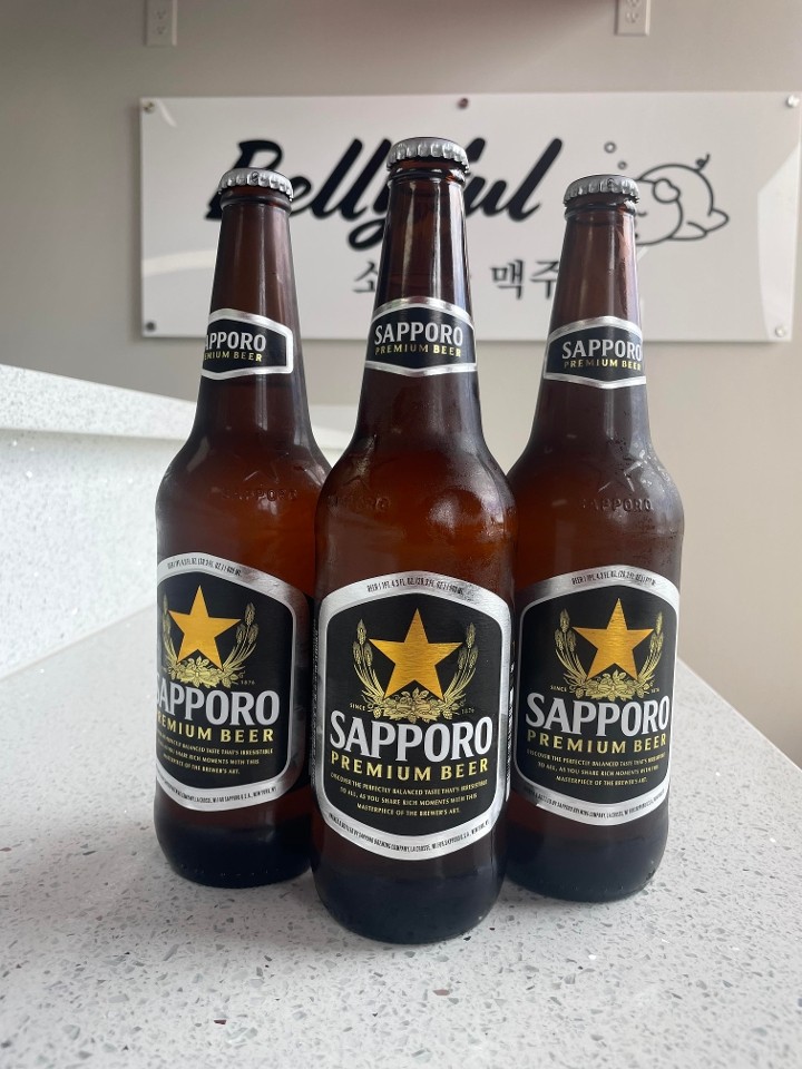 Sapporo 22oz bottle