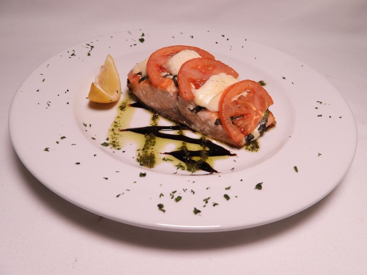 Salmon Caprese