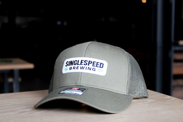 Green SingleSpeed Patch Hat