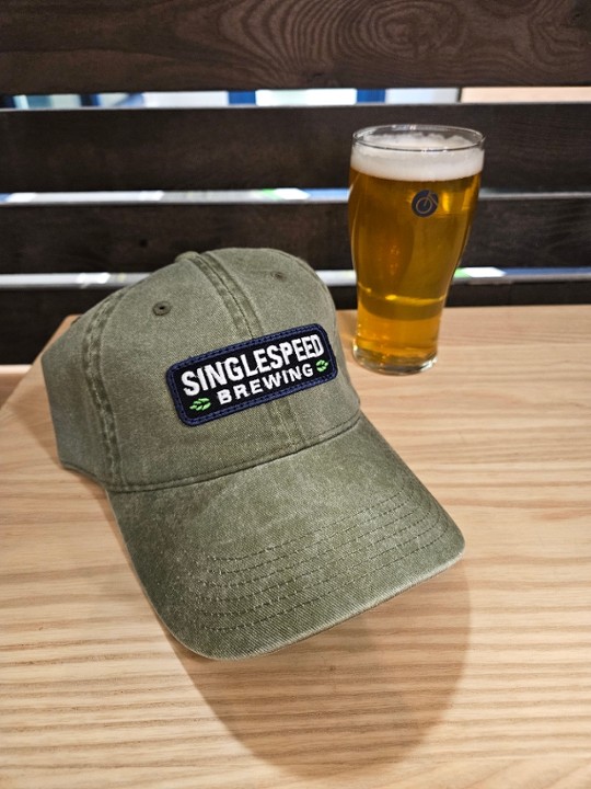 Green SingleSpeed Dad Hat