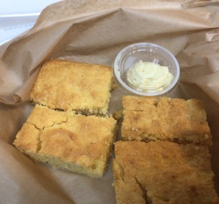 Corn Bread with Honey Butter