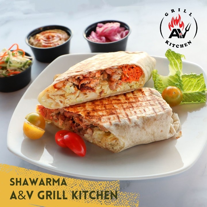 1.Chicken Shawarma Wrap