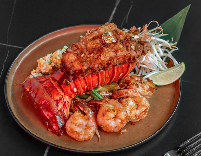 Pad Thai Lobster and Shrimp