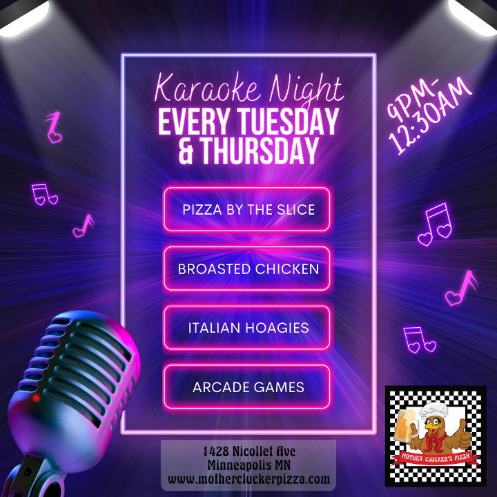 Karaoke Tue & Thu 9PM