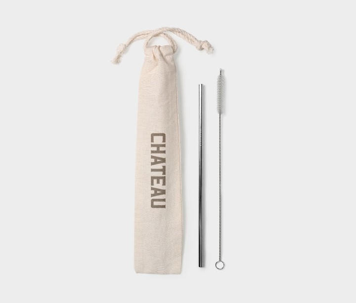 Steel & Boba Straw Set