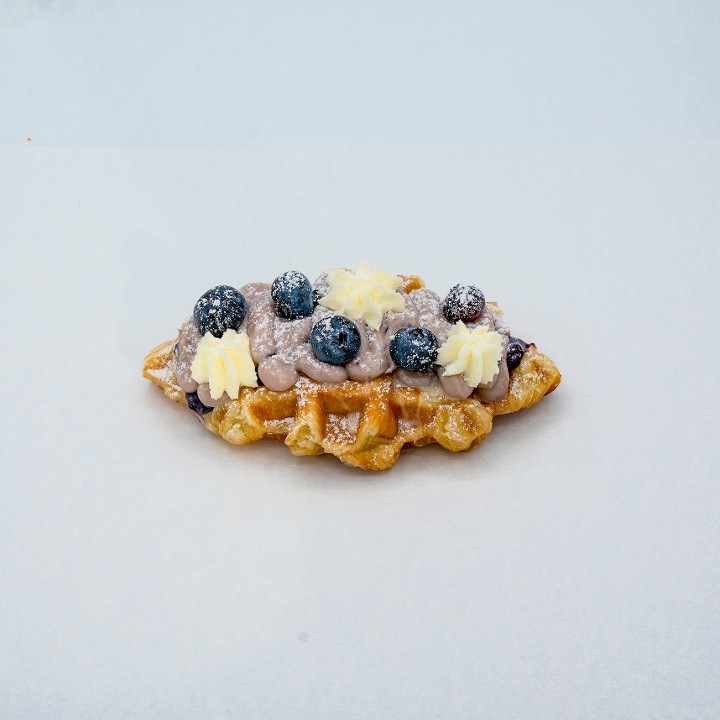 Blueberry Croffle